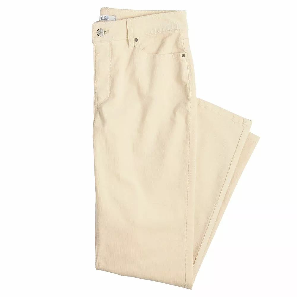 Women's Croft & Barrow® Straight-Leg Corduroy Pants - Image 4